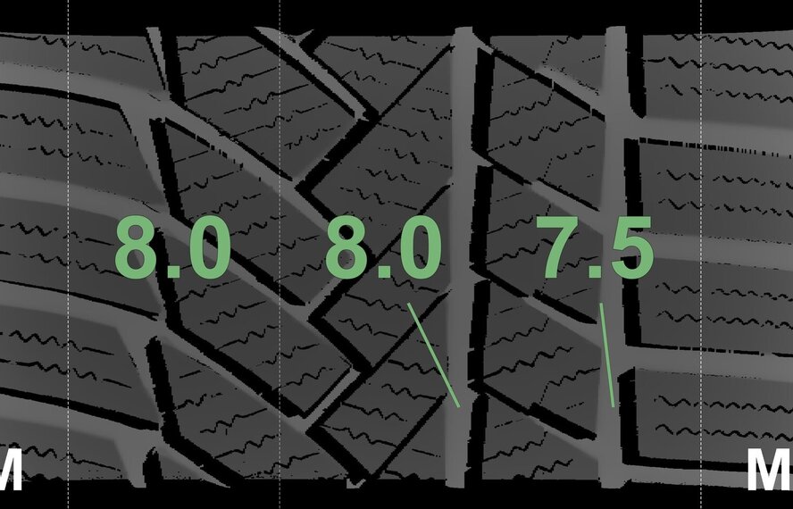 Mercedes Mercedes C-Klasse W205 S205 C205  17 inch Continental Winterbanden Origineel