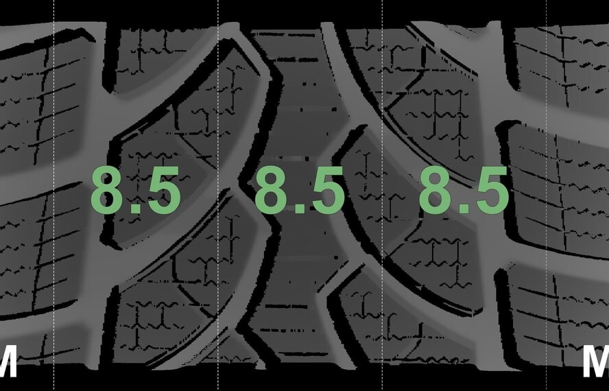 Mercedes Mercedes C-Klasse W205 S205 C205 17 inch Bridgestone Winterbanden Origineel