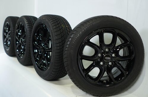 Mini Cooper / S / One / Cabrio F55 F56 F57 494 16 inch velgen Bridgestone Runflat Winterbanden Nieuw Origineel