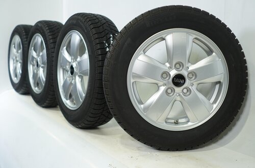 Mini Cooper / S / One / Cabrio F55 F56 F57 492 15 inch velgen Pirelli Winterbanden Origineel