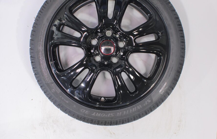 Mini Cooper / S / One / Cabrio F55 F56 F57 JCW510 17 inch Dunlop Runflat Winterbanden Nieuw Origineel