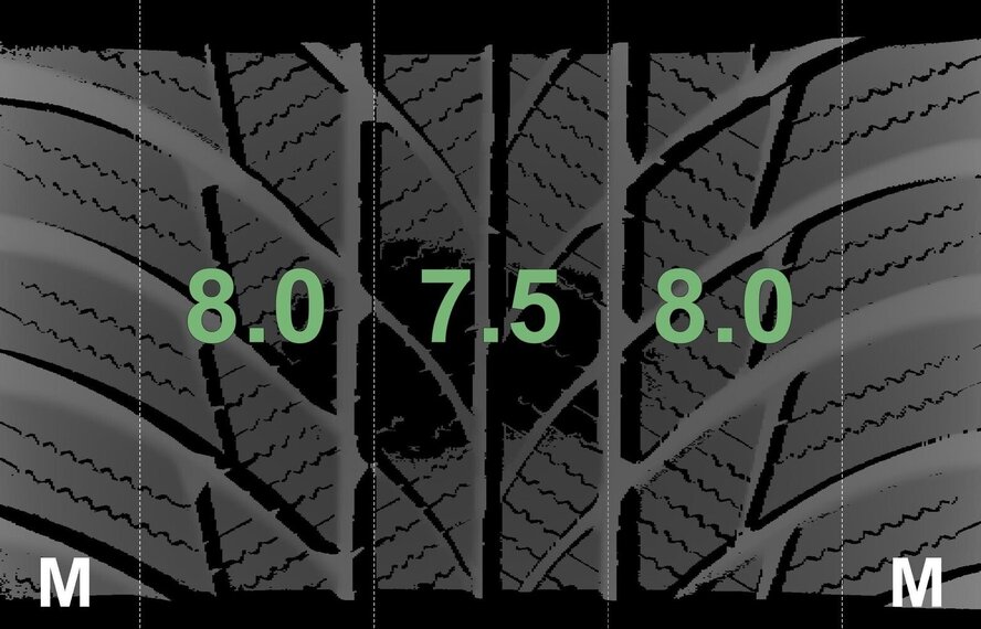 BMW BMW 3 4 serie F30 F31 F32 F33 F36 390 16 inch Bridgestone Runflat Winterbanden Origineel