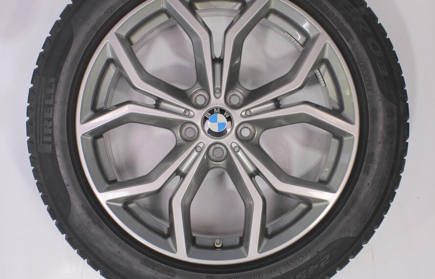 BMW BMW X3 X4 G01 G02 694 19 inch Pirelli Runflat Winterbanden Origineel