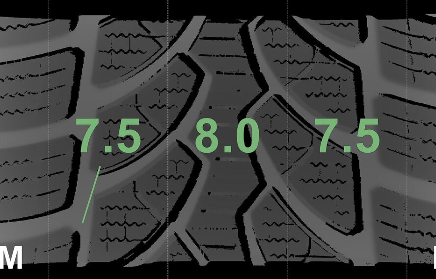 Mercedes Mercedes C-Klasse W205 S205 C205 17 inch Bridgestone Winterbanden Origineel