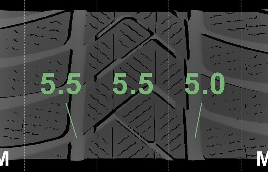 BMW BMW 5 serie G30 G31 8 serie G14 G15 G16 633 19 inch Pirelli Runflat Winterbanden Origineel