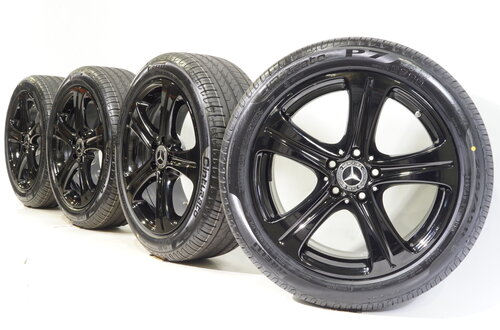 Mercedes Mercedes E Klasse W213 18 inch velgen + Zomerbanden Pirelli nieuw Runflat Origineel