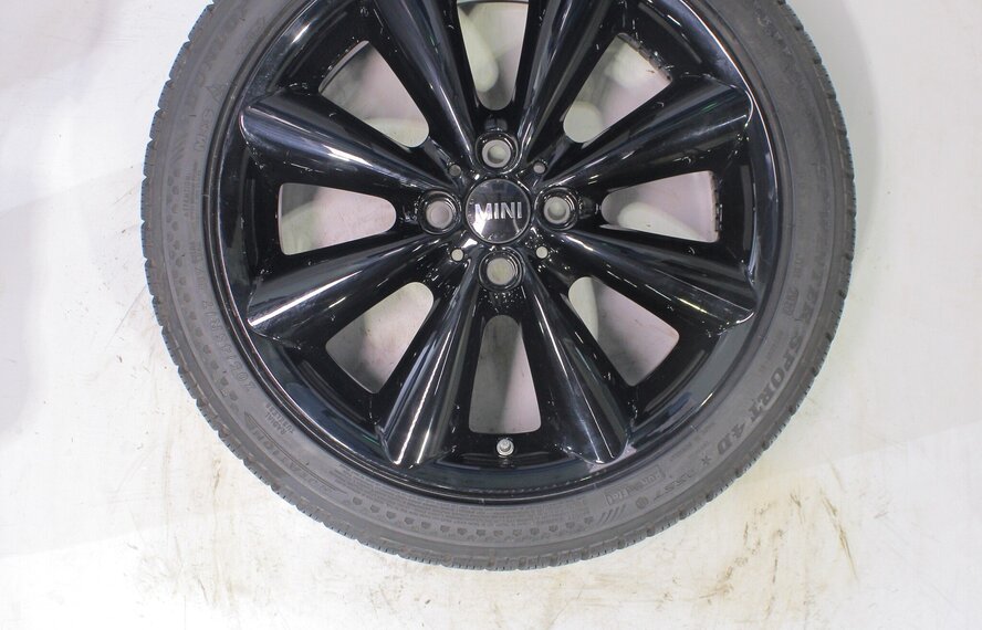 Mini R50 R52 R53 R55 R56 Clubman Cooper Conical Spoke 17 inch Dunlop Runflat Winterbanden Origineel