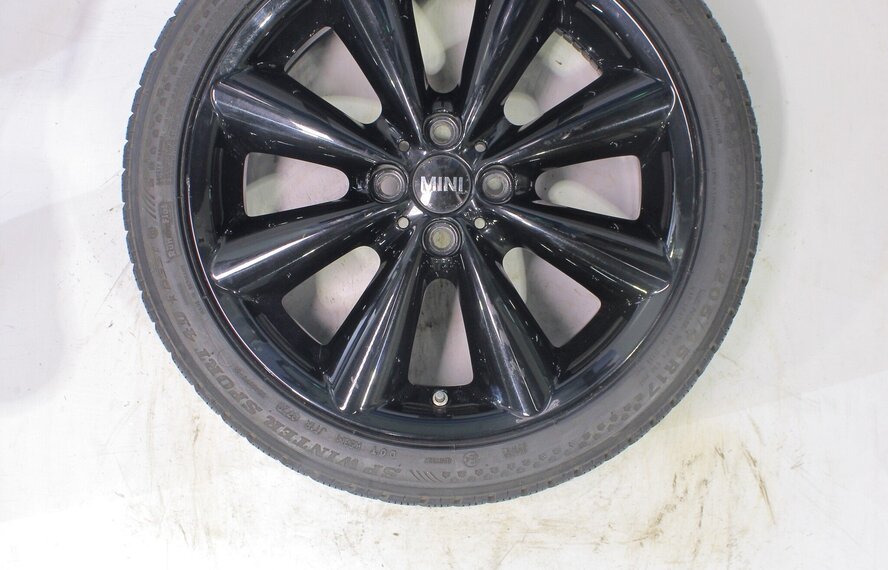 Mini R50 R52 R53 R55 R56 Clubman Cooper Conical Spoke 17 inch Dunlop Runflat Winterbanden Origineel