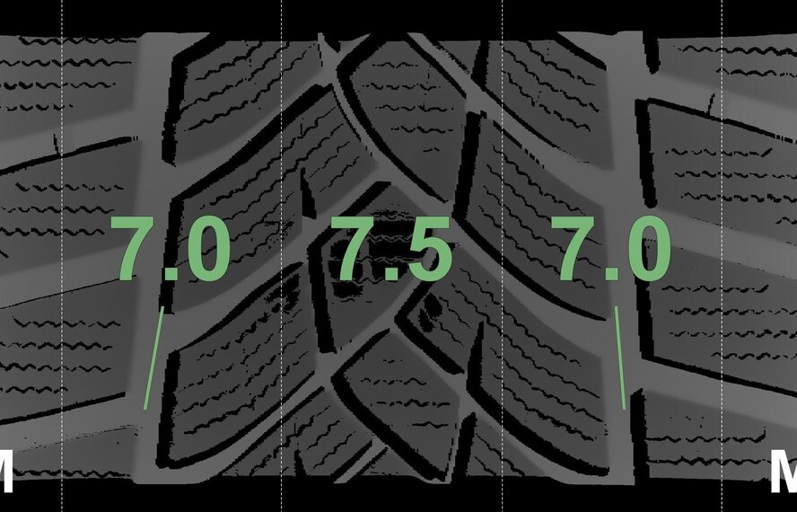 BMW BMW 5 serie G30 G31 8 serie G14 G15 G16 618 17 inch Goodyear Runflat Winterbanden Origineel