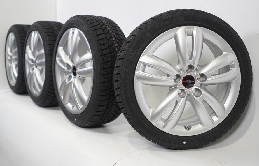 Mini Cooper / S / One / Cabrio F55 F56 F57 JCW501 17 inch Dunlop Runflat Winterbanden Nieuw Origineel