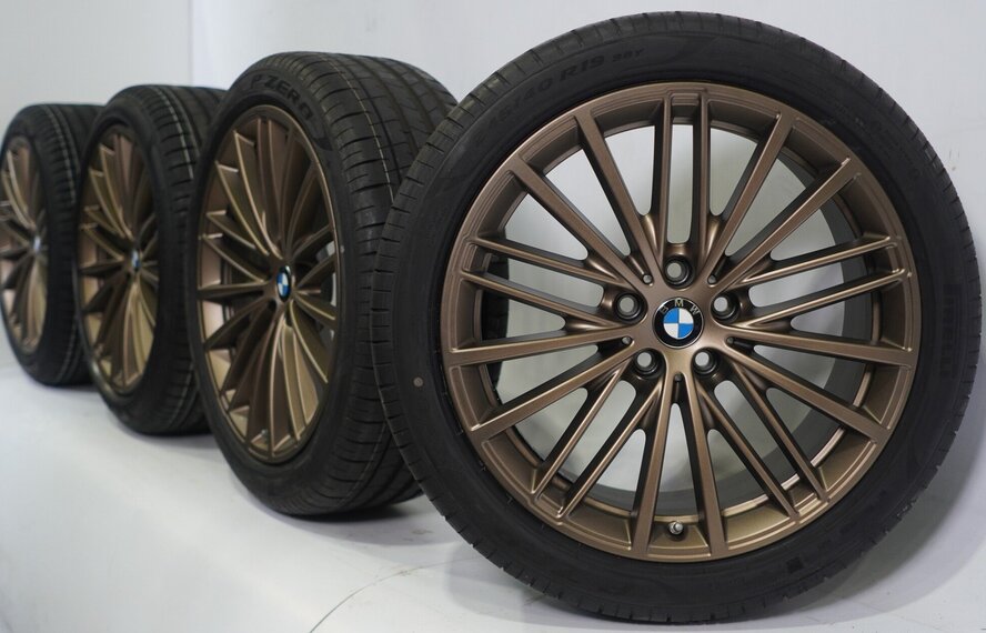BMW BMW 5 serie G30 G31 8 serie G14 G15 G16 635 19 inch Pirelli Runflat Zomerbanden Nieuw Origineel