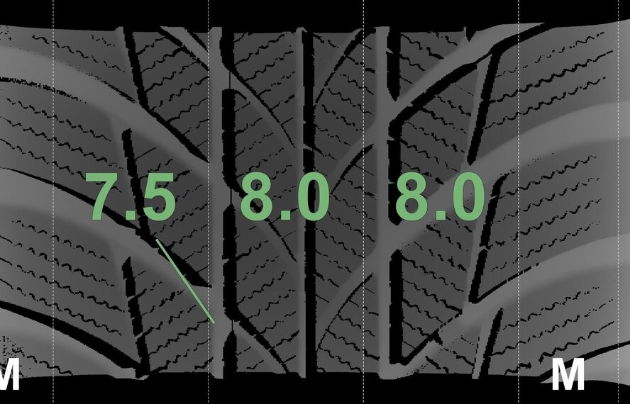 BMW BMW 3 4 serie F30 F31 F32 F33 F36 390 16 inch Bridgestone Runflat Winterbanden Origineel