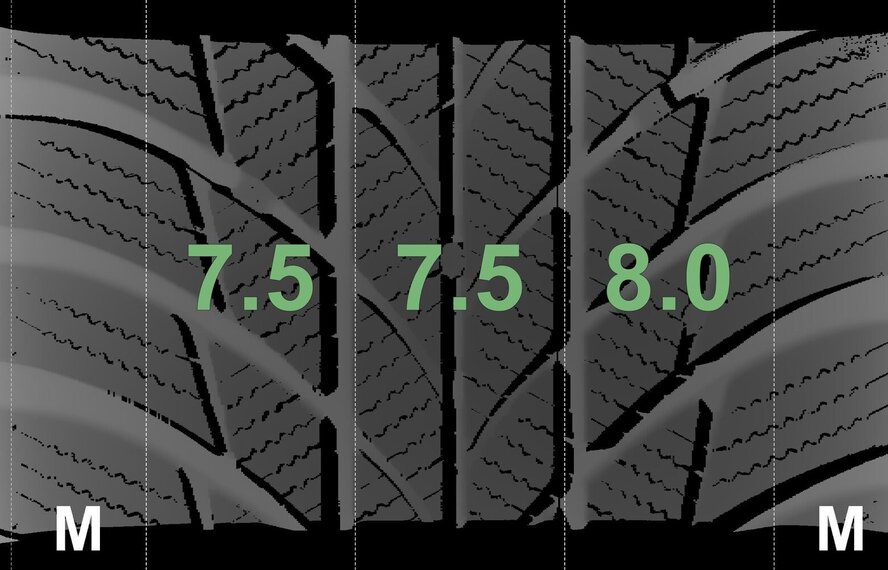 BMW BMW 3 4 serie F30 F31 F32 F33 F36 390 16 inch Bridgestone Runflat Winterbanden Origineel