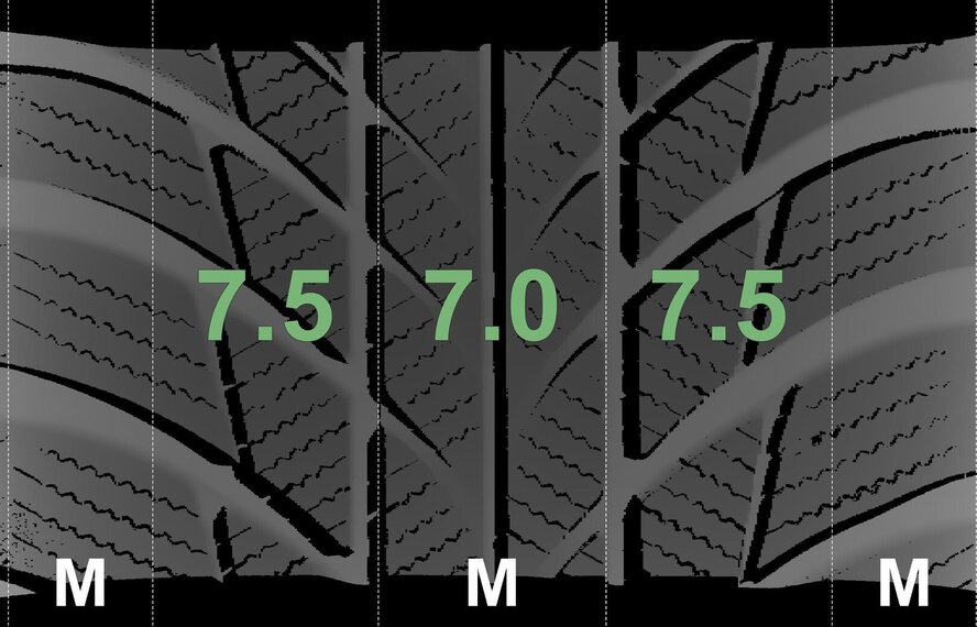 BMW BMW 3 4 serie F30 F31 F32 F33 F36 390 16 inch Bridgestone Runflat Winterbanden Origineel