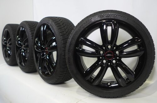Mini Cooper / S / One / Cabrio F55 F56 F57 JCW501 17 inch velgen Dunlop Runflat Winterbanden Origineel