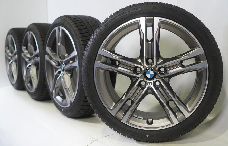 BMW BMW 1 2 serie F40 F44 2 serie Gran Coupe 556M 18 inch velgen Continental Runflat Winterbanden Origineel