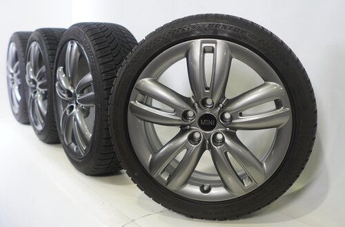 Mini Mini Cooper / S / One / Cabrio F55 F56 F57 JCW501 17 inch velgen Dunlop Runflat Winterbanden Origineel