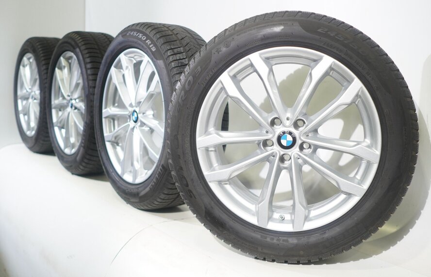BMW BMW X3 X4 G01 G02 691 19 inch velgen Pirelli Runflat Winterbanden Origineel