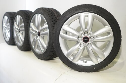 Mini Mini Cooper / S / One / Cabrio F55 F56 F57 JCW501 17 inch velgen Dunlop Runflat Winterbanden Nieuw Origineel