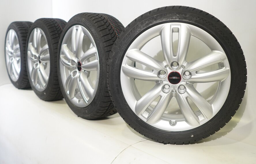 Mini Mini Cooper / S / One / Cabrio F55 F56 F57 JCW501 17 inch velgen Dunlop Runflat Winterbanden Nieuw Origineel