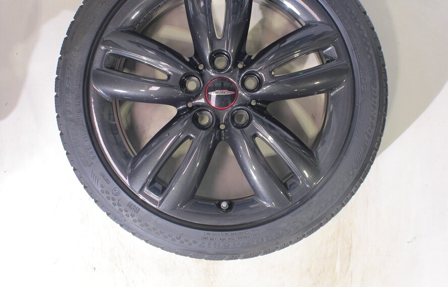 Mini Mini Cooper / S / One / Cabrio F55 F56 F57 JCW501 17 inch velgen Dunlop Runflat Winterbanden Origineel