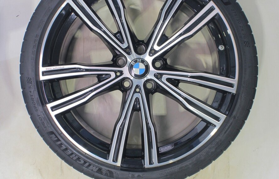 BMW BMW 5 serie G30 G31 8 serie G14 G15 G16 730i 20 inch velgen Michelin Zomerbanden Origineel