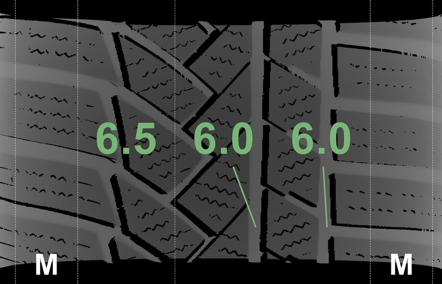 Volkswagen Volkswagen Tiguan II 17 inch velgen Continental Winterbanden Origineel