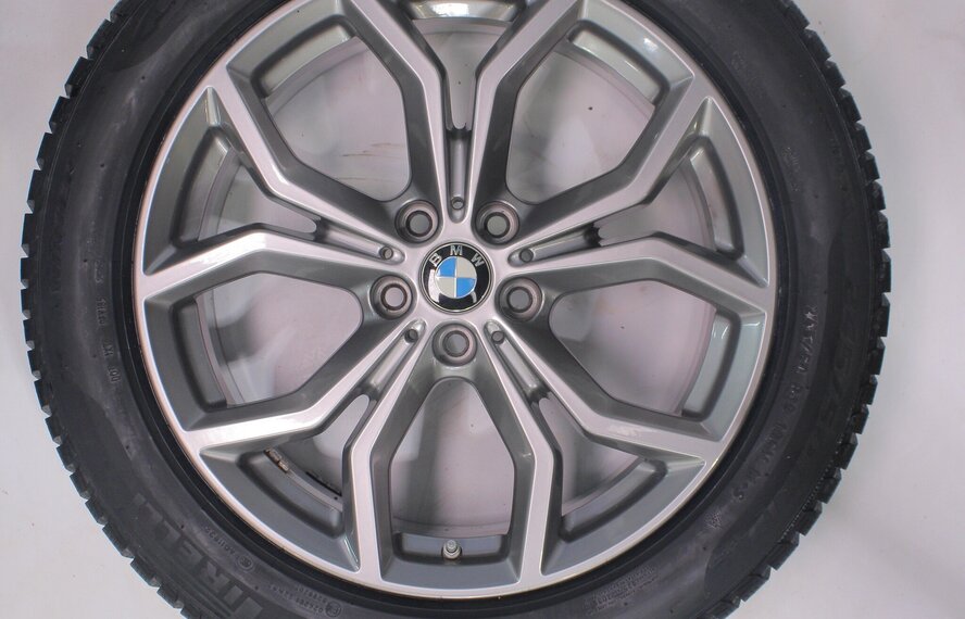 BMW BMW X3 X4 G01 G02 694 19 inch velgen Pirelli Runflat Winterbanden Nieuw Origineel