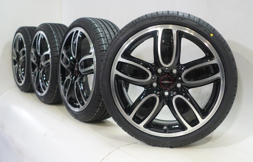 Mini Cooper / S / One / Cabrio F55 F56 F57 JCW509 18 inch velgen Pirelli Runflat Zomerbanden Nieuw Origineel