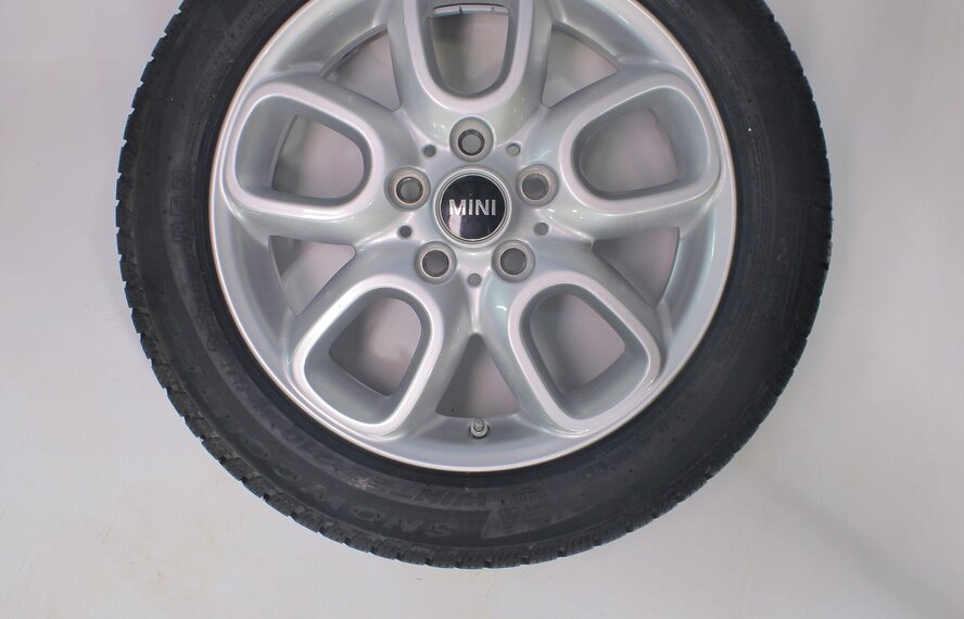 Mini Cooper / S / One / Cabrio F55 F56 F57 494 16 inch velgen Pirelli Runflat Winterbanden Nieuw Origineel