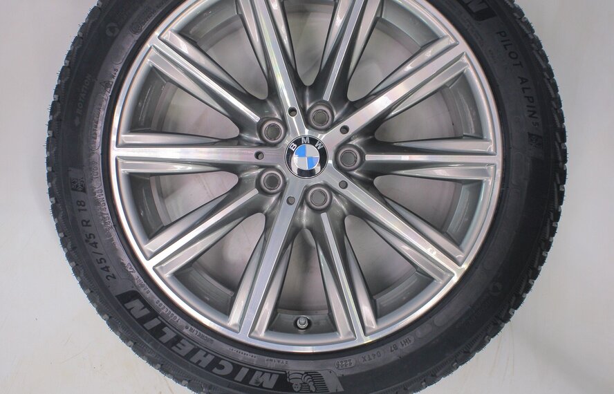 BMW BMW 5 serie G30 G31 8 serie G14 G15 G16 684 18 inch velgen Michelin Winterbanden Nieuw Origineel