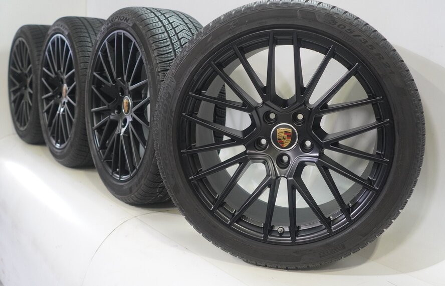 Porsche Porsche Cayenne E3 21 inch velgen Pirelli Winterbanden Origineel