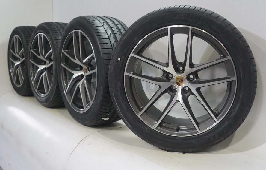 Porsche Porsche Macan II + III 95B 20 inch velgen Pirelli Zomerbanden Nieuw Origineel