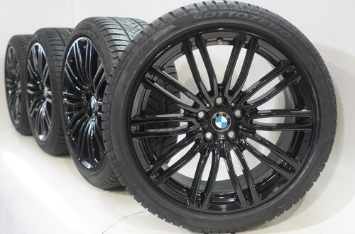 BMW BMW 5 serie G30 G31 8 serie G14 G15 G16 664M 19 inch velgen Pirelli Runflat Winterbanden Nieuw Origineel
