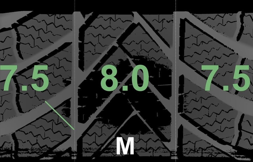 Mercedes Mercedes GLC 63 AMG 20 inch velgen Bridgestone Winterbanden Nieuw Origineel