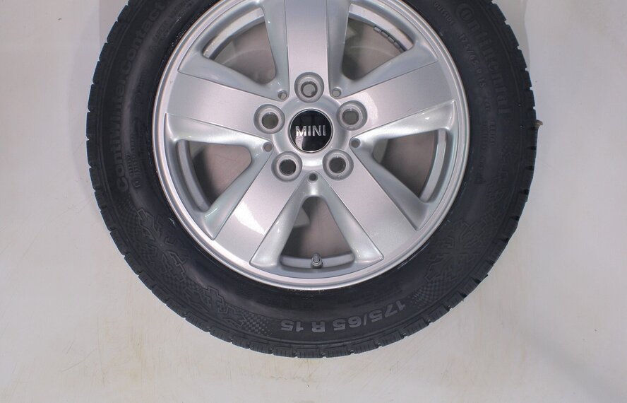 Mini Cooper / S / One / Cabrio F55 F56 F57 492 15 inch velgen Continental Winterbanden Nieuw Origineel