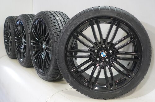 BMW BMW 5 serie G30 G31 8 serie G14 G15 G16 664M 19 inch velgen Pirelli Runflat Winterbanden Nieuw Origineel
