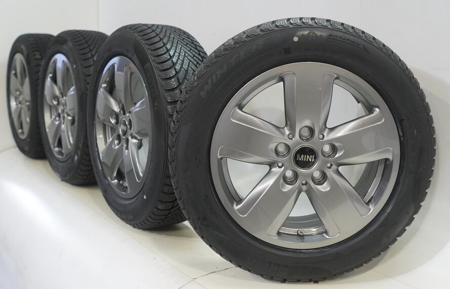 Mini Mini Clubman F54 517 16 inch velgen Pirelli Winterbanden Nieuw Origineel