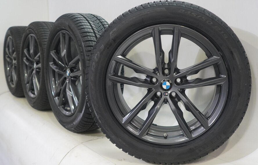BMW BMW X3 X4 G01 G02 698M 19 inch velgen Pirelli Runflat Winterbanden Nieuw Origineel