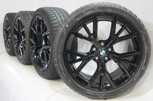 BMW BMW 5 serie G30 G31 8 serie G14 G15 G16 845M 19 inch velgen Pirelli Runflat Winterbanden Nieuw Origineel