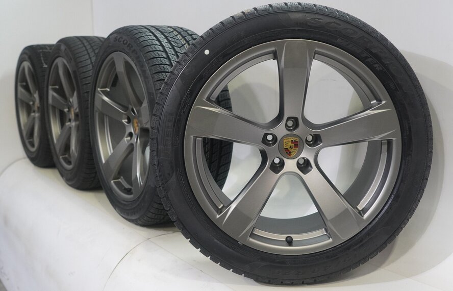 Porsche Porsche Macan II + III 95B 20 inch velgen Pirelli Winterbanden Nieuw Origineel