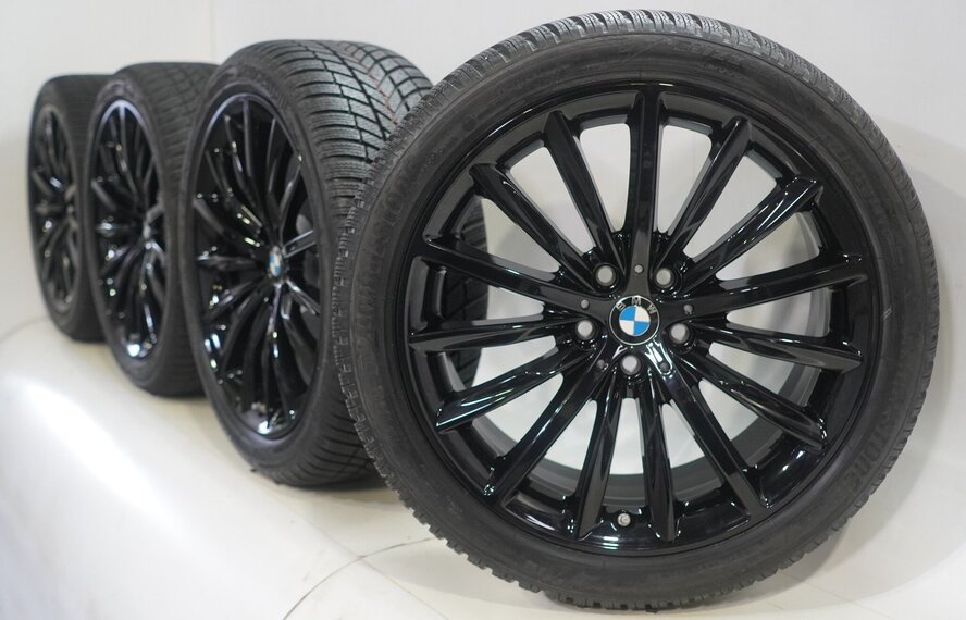 BMW BMW 5 serie G30 G31 8 serie G14 G15 G16 633 19 inch velgen Bridgestone Winterbanden Nieuw Origineel