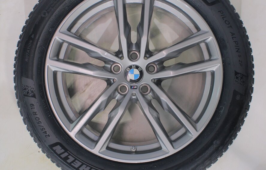BMW BMW X3 X4 G01 G02 698M 19 inch velgen Michelin Runflat Winterbanden Nieuw Origineel