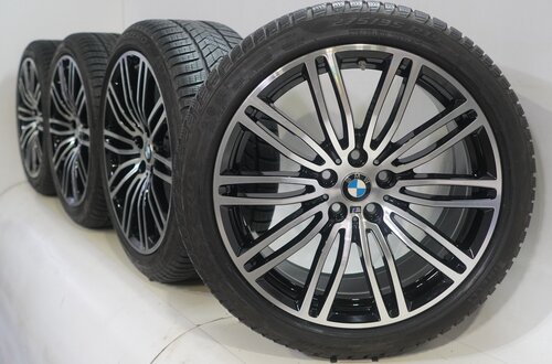 BMW BMW 5 serie G30 G31 8 serie G14 G15 G16 664M 19 inch velgen Pirelli Runflat Winterbanden Nieuw Origineel
