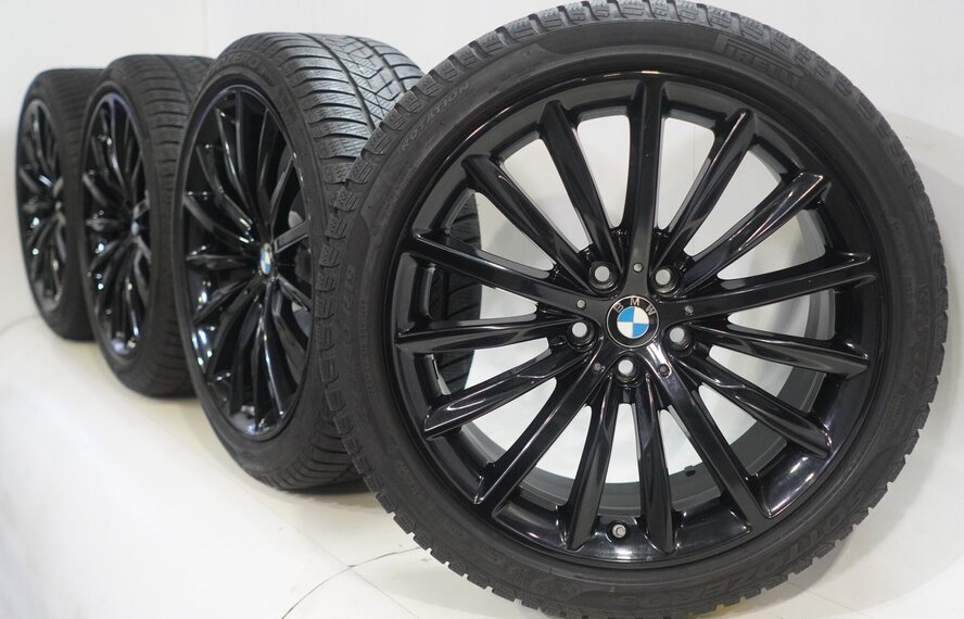 BMW BMW 5 serie G30 G31 8 serie G14 G15 G16 633 19 inch velgen Pirelli Runflat Winterbanden Origineel