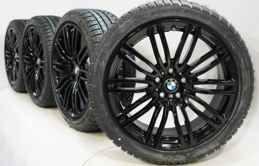 BMW BMW 5 serie G30 G31 8 serie G14 G15 G16 664M 19 inch velgen Pirelli Runflat Winterbanden Nieuw Origineel
