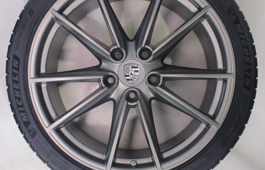 Porsche Porsche 911 992 Carrera S 4S Targa 4S 20 & 21 inch velgen Michelin Zomerbanden Nieuw Origineel