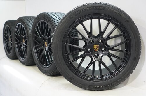 Porsche Porsche Cayenne E3 21 inch velgen Michelin Winterbanden Nieuw Origineel
