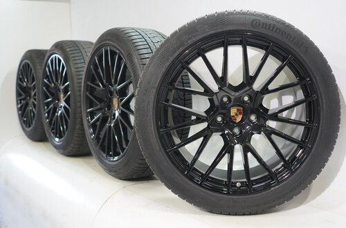 Porsche Porsche Cayenne Coupé 21 inch velgen Continental Winterbanden Origineel