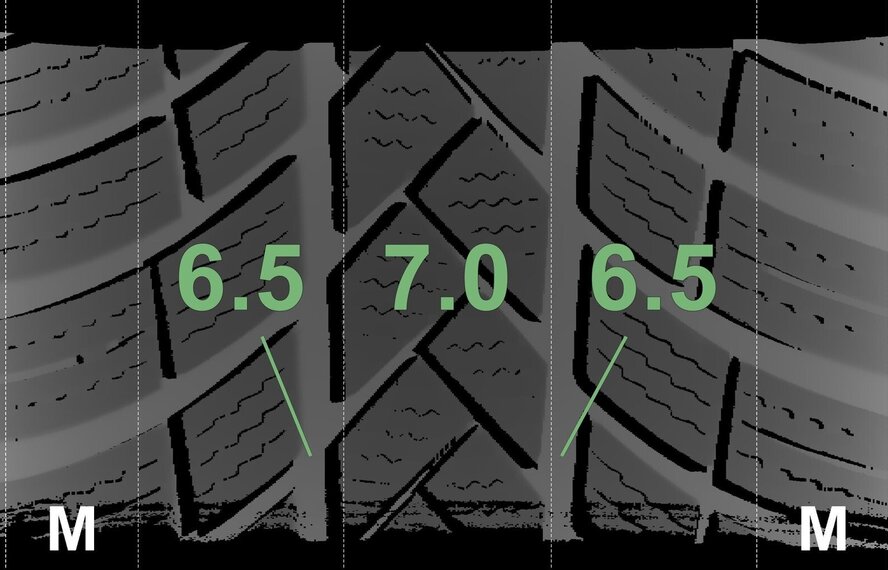 Volkswagen Volkswagen Tiguan II 17 inch velgen Vredestein Winterbanden Origineel